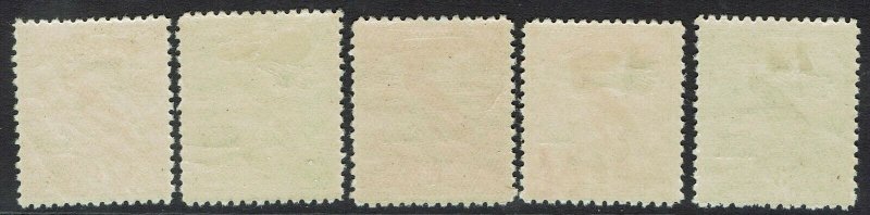 NEW GUINEA 1931 DATED BIRD AIRMAIL 1/2D TO 3D 