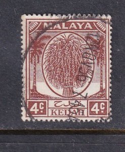 Malaya Kedah 1950 Sc 64 4c Used