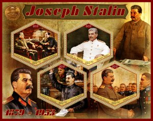 Stamps. Famous people. Joseph Stalin  2019 1+1 sheets perforated