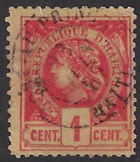 HAITI 7 USED SCV $1.00 PERSON