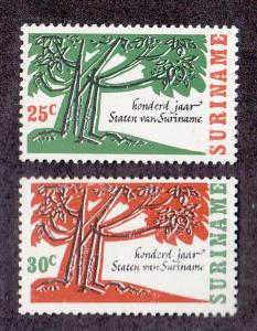 Suriname Scott #337-338 MH