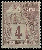 French Colonies  - 48 - Unused - SCV-5.50