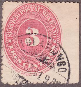 Mexico 214 USED 1890 Numeral Issue
