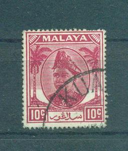 Malaya - Selangor sc# 86 (2) used cat value $.25