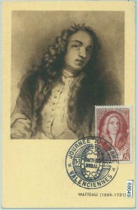 68649 - FRANCE - Postal History - MAXIMUM CARD 1959 - ART Watteau-