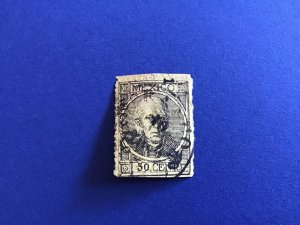 Mexico 1870 District & Year Overprint Used Stamp  R43683