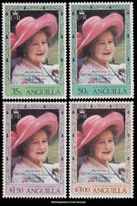 Anguilla Scott 394-397 Mint never hinged.