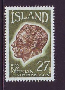 Iceland Sc 480  1975  Stephansson stamp  mint NH