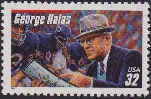 3150 George Halas MNH