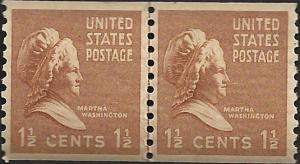 # 840 MINT NEVER HINGED MARTHA WASHINGTON