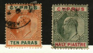 Cyprus #61a, 62 used