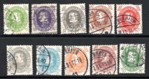 Denmark 210-219 Used Complete Set