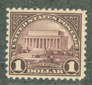 United States #571  Single