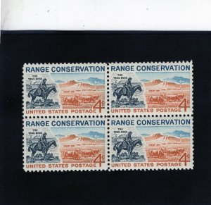 1176 Range Conservation, MNH blk/4