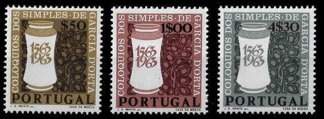 1964 PORTUGAL Medicine, Dissertation on Indian herbs and drugs MNH** Set 20742-