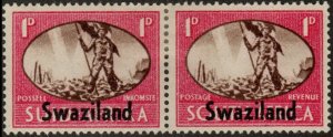 Swaziland 38 - Mint-H - 1p Peace Issue (1945) (cv $0.80)