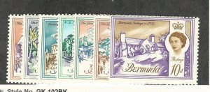 Bermuda, Postage Stamp, #175-177, 180-182A Mint NH, 1962-65