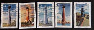 US 4409-4413 (2009 Gulf Coast Lighthouses)