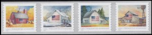 US 5684-5687 5687a Flags on Barns presorted standard 10c coil strip (4) MNH 2022