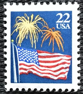 US #2276 MNH Single Fireworks & Flag SCV $.45 L25