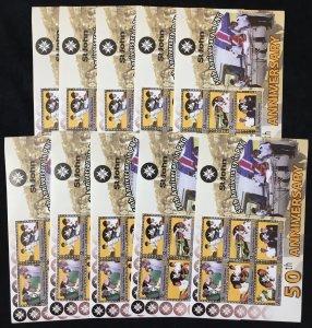 Papua PNG 2007 St John Ambulance Health Medical MNH Mini Sheets x 10 PAP28