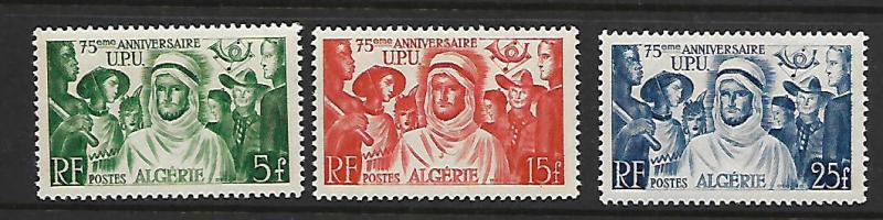 ALGERIA, 226-228, MINT HINGED, UPU