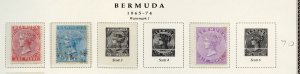 BERMUDA -- Scott #1,2, 5  mint & used Cat$70 British Commonwealth