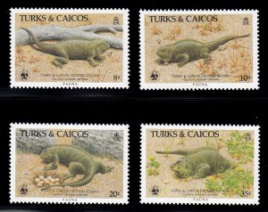 Turks & Caicos Scott #710-713 MNH