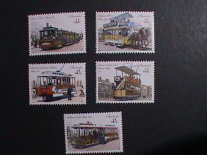 ​AUSTRALIA-1989 SC #1154-8  STREET CARS OF AUSTRALIA  MNH-VERY FINE