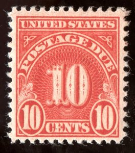 J74  OG-MNH 10 CENT POSTAGE DUE INVENTORY #1277  FREE SHIPPING IN U.S.