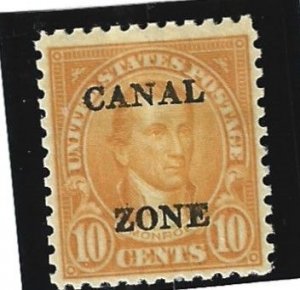 Canal Zone Scott #104  Mint 10c Perf 11X10 1/2 O/P 2021 CV $17.50