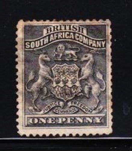 Album Treasures  Rhodesia Scott #  2  1p  Coat of Arms  VF Used