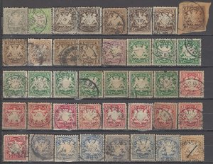 COLLECTION LOT OF #1199 BAVARIA 40 STAMPS 1876+ CLEARANCE CV + $27