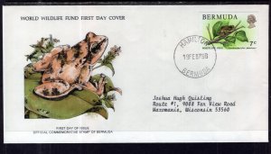 Bermuda 366 Frog Typed FDC