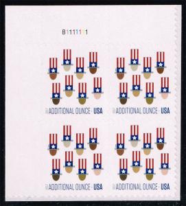 US #5174 Uncle Sam's Hat P# Block of 4; MNH (1.80) (5Stars)