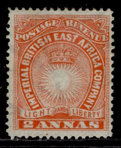 BRITISH EAST AFRICA QV SG6, 2a vermilion, M MINT.