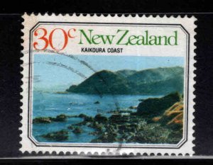 New Zealand Scott 629 Used Seascape stamp