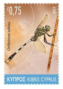 Stamps of Cyprus 2023 - Dragonflies