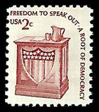 PCBstamps   US #1582 2c Freedom to Speak Out, MNH, (19)