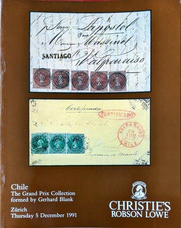 Auction Catalogue Classic CHILE the Gerhard Blank Grand Prix Collection