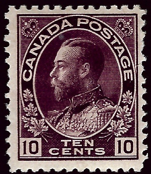 Canada #116 Mint F-VF hr/sm thin spots SC$275.00...Very Popular Country!