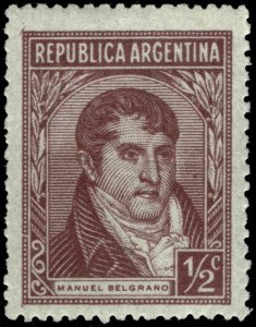 Argentina #523  MNH - 1/2c Belgrano (1946)