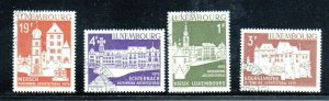 LUXEMBOURG #555-558  1975  EUROPEAN ARCHITECTURAL HERITAGE  MINT  VF NH  O.G CTO