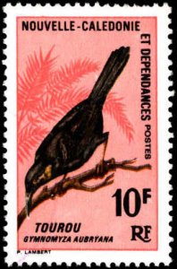 New Caledonia #366, Incomplete Set, High Value, 1967-1968, Birds, Used