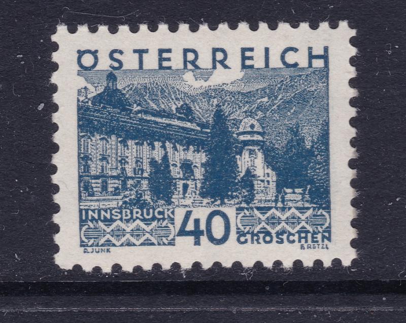 Austria an early 40g from 1932 set MH