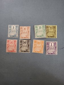 Stamps Guadeloupe Scott #J15-23 h