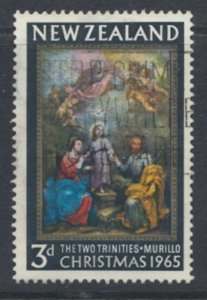 New Zealand SG 834  SC# 374  Used  Christmas  1965 see details and Scans