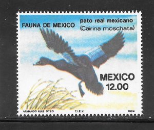 Mexico #1346 MNH Fauna, ducks Single