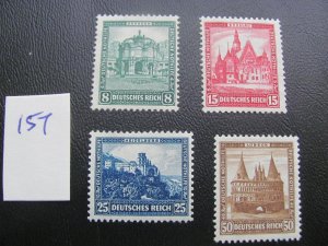 Germany 1931 MNH SC B38-41 VF/XF 240 EUROS (157)