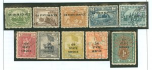 Iraq #O1-O9/O11 Used Single